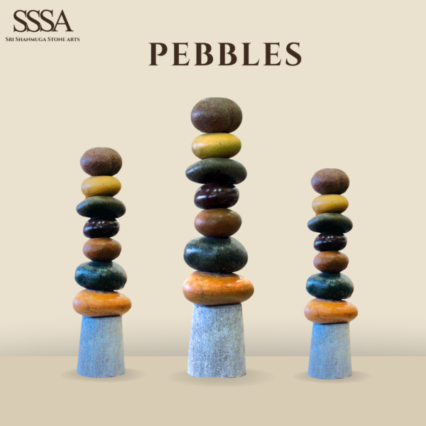 Premium Handcrafted Stone Pebble Decor – Perfect for indoor & outdoor aesthetics! - Image 3