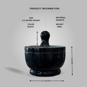 Granite Ural (Attu Kal)  Traditional  Grinding Stone