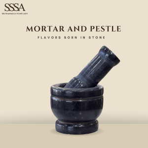 Marble Mortar & Pestle small