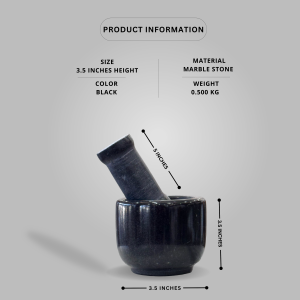 Marble Mortar & Pestle small