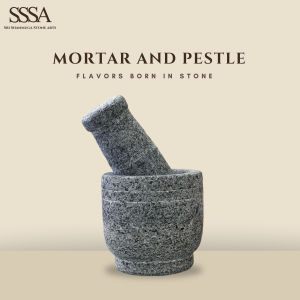 Granite Mortar and Pestle Rough