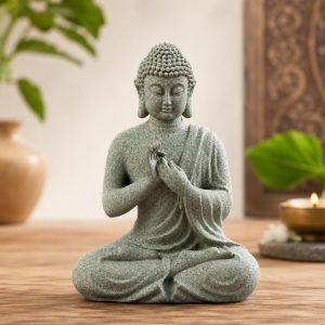 Sandstone Buddha Statue for Home & Office Decor