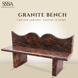 Granite stone bench polish