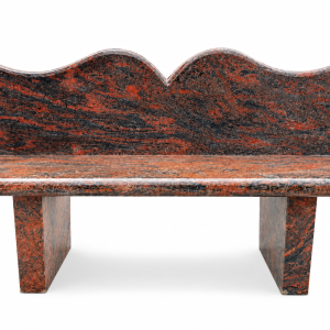Granite stone bench polish